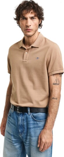 Gant Classic Regular Polo Shirt Beige XL