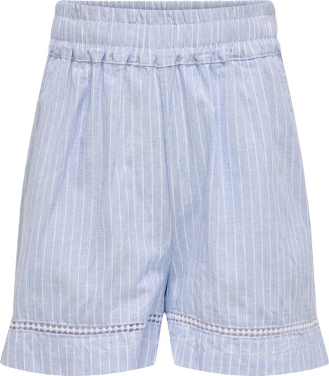 Kids Only Shorts KogDaimi Cashmere Blue/White Kids Only 6 år 116 Shorts Blå Hvit