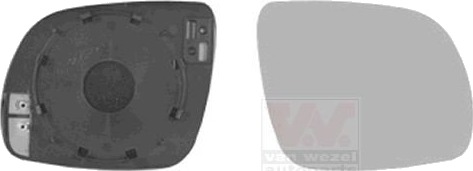 Speilglass ytterspeil VAN WEZEL 7625838