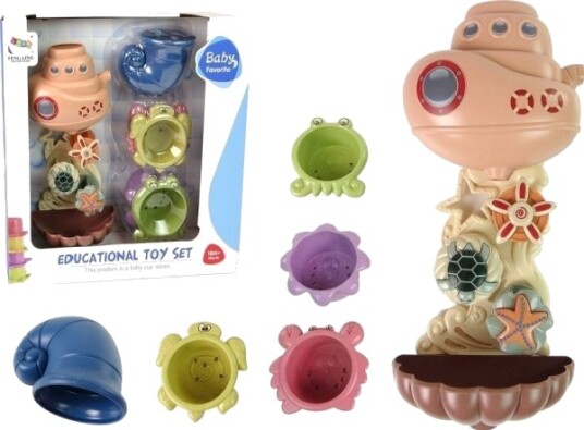 Leantoys Leantoys Badesett Til Kapieli Skip Dyr Vannfall