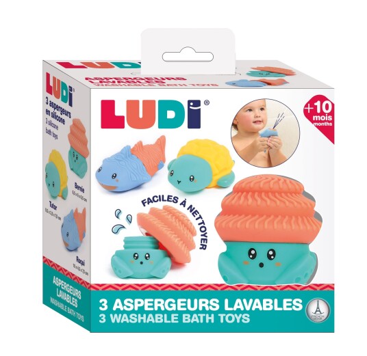 Ludi Bath animals 3 pcs LU40074