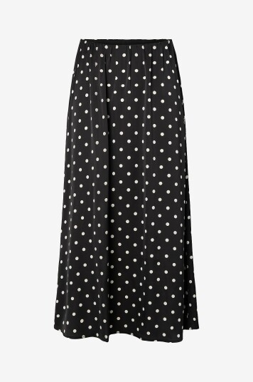 pieces Skjørt pcjYtta HW Ankle Satin Wvn D2 Svart