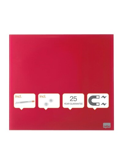 Nobo Glasstavle Diamond 45x45cm Kv. Rd Nobo Glasstavle Diamond 45x45cm Kv. Rd
