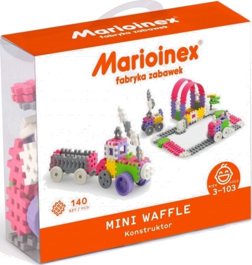Marioinex Mini Waffle Byggesett 140 Deler