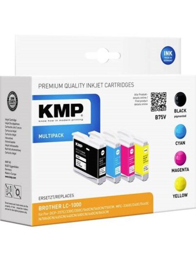 KMP MULTIPACK B75V - Blekkpatron Blå