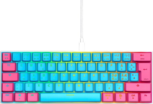 NOS C-450 RGB gamingtastatur (lollipop) NOS C-450 RGB gamingtastatur (lollipop)