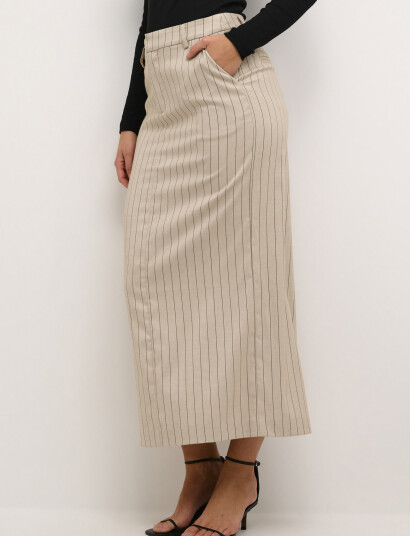 Kaffe Kaagathe Skirt - Beige - 38 Kaffe Kaagathe Skirt - Beige - 38