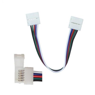 RGB+WW LED strip skjøt 12V