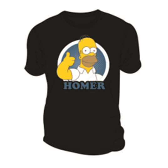The Simpsons T-skjorte Homer - M - Voksen - 100% bomull