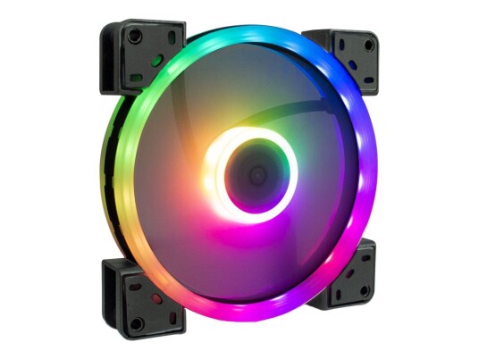 Inter-Tech Argus RS-141 RGB 140mm Kabinettvifte med 1200RPM Inter-Tech Argus RS-141 RGB 140mm Kabinettvifte med 1200RPM