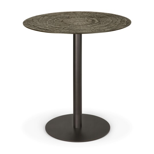 Ethnicraft Blend Bord Ø70 cm Mørk Bronse / Ray Whisky Ethnicraft Blend Bord Ø70 cm Mørk Bronse / Ray Whisky