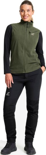 Revolutionrace Dame Overdeler Fleece & midlayers Hiker Fleece Hoodie Dame Black 3XL