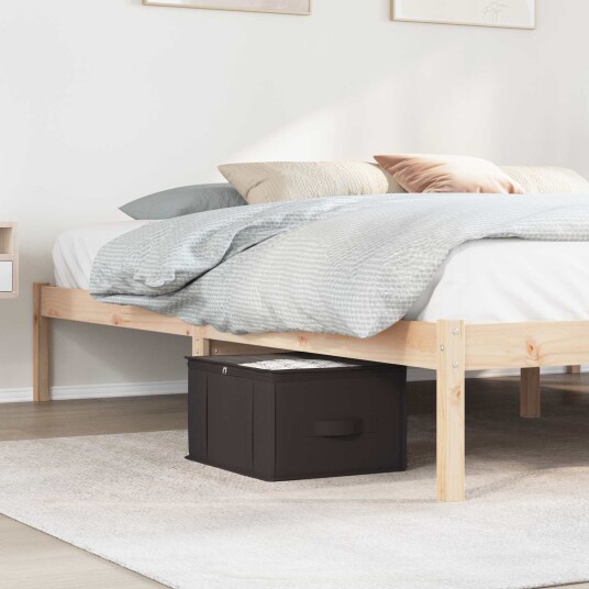 vidaXL Lagerboks med gjennomsiktig toppvindu Antrasitt 43 x 34 x 23 cm