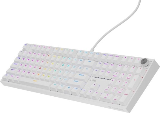 Genesis Thor 404 RGB Gamingtastatur Hvit NKG-2300