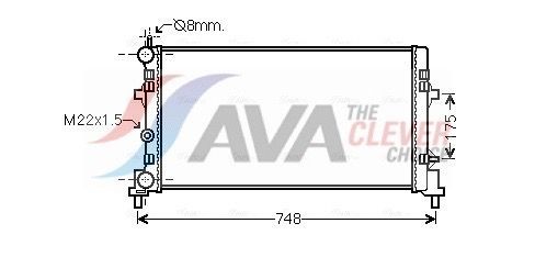 Radiator AVA Clever Choice STA2037 Radiator AVA Clever Choice STA2037