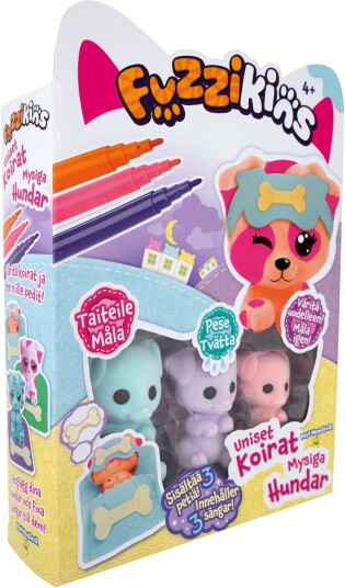 Fuzzikins Hobbysett Koselige Hunder Fuzzikins Hobbysett Koselige Hunder