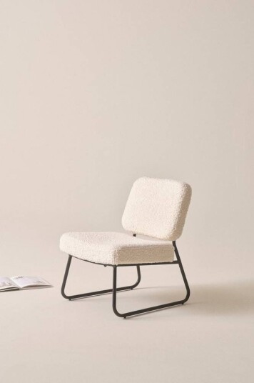 Jotex BOLZANO MINI TEDDY barnestol Naturhvit 1006393 1673390-01-0