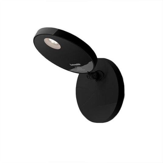 Artemide DEMETRA FARETTO Vegglampe 3000K, med På/Av, Sort