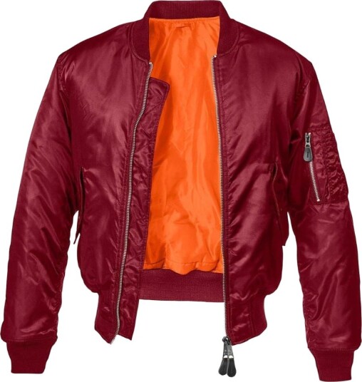 Brandit MA1 Bomber Jakke Bordeaux