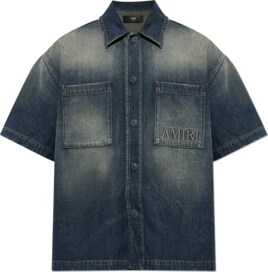 Amiri Herre Skjorter Blå 2XL,