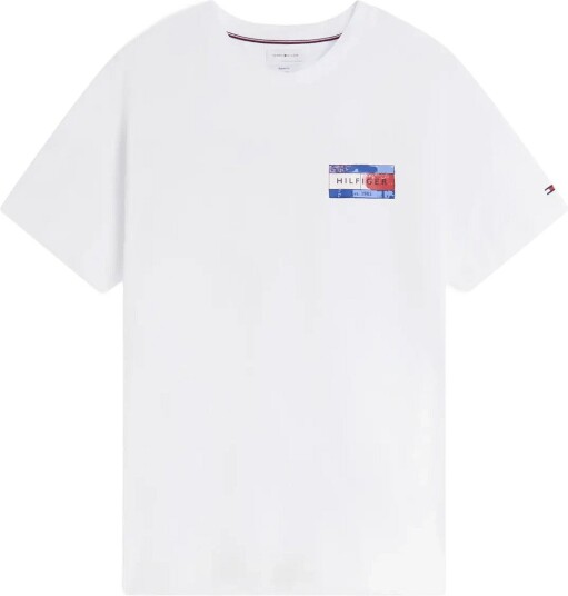 Tommy Hilfiger Brand Love Back Flag Graphic Tee White L