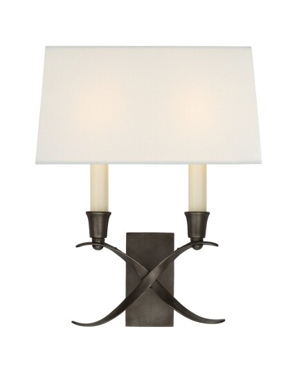Cross Bouillotte vägglampa brons S Cross Bouillotte vägglampa brons S