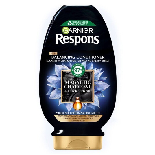 Garnier Hårpleie Respons Magnetic Charcoal Conditioner 400ml