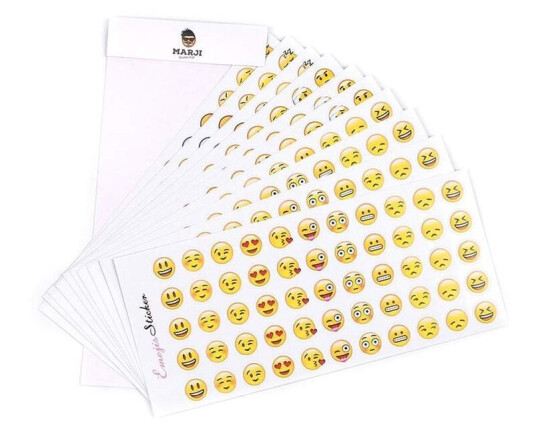 Emojiklistremerker - 33 Ulike motiv