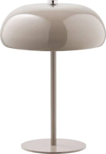House Nordic Maren Table Lamp Rechargeable Metal TAUPE 16X16XH23 cm