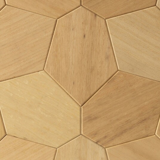Veggpanel Emotionwood Hexagon