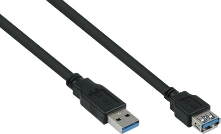 Alcasa Uk30p-Asa-020S 2 M Usb A Usb A Usb 3.2 Gen 1 3.1 Gen 1 5 Gbit/Sek. Sort