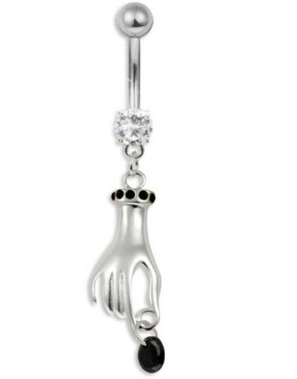 Material Girl Navlepiercing Svart