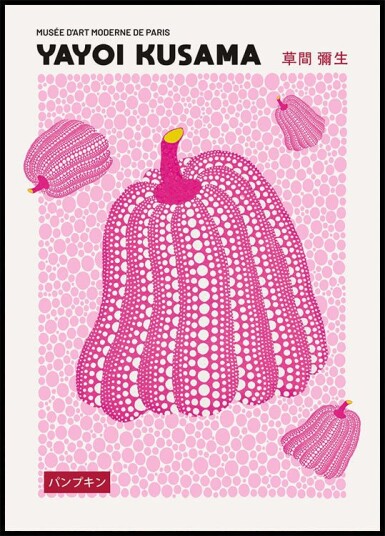 Yayoi Kusama Pumpkin Plakat Plakat / 70x100cm