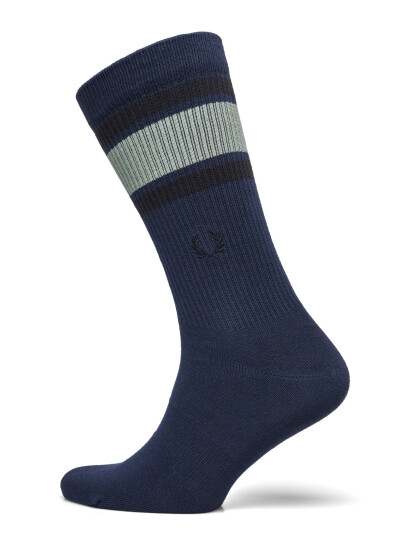 Fred Perry Tennis Tipped Sock - Navy - 4-6