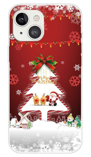 INCOVER iPhone 14 Plus TPU Plast Jul Deksel - Juletre