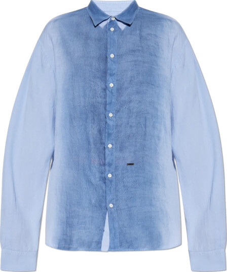 Dsquared2 Herre Skjorter Blå M, Dsquared2 Herre Skjorter Blå M,