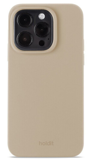 Holdit iPhone 14 Pro Soft Touch Silikon Deksel - Latte Beige