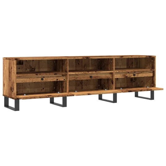  TV-benk gammelt tre 150x30x44,5 cm konstruert tre 8721158444349