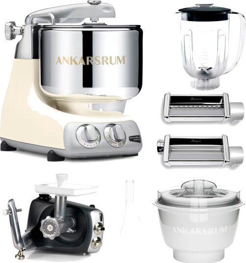 Ankarsrum Assistent Original kjøkkenmaskin med middagspakke light creme