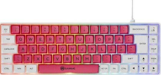 AeroCool Gamiac TKL69G White/Red SF Kailh Blue