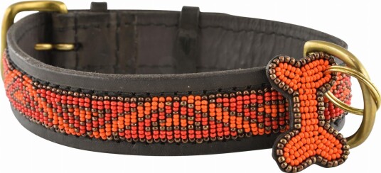 Kampuni Handmade Dog Collar Kabaka - Neon XL