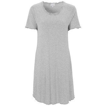 Damella Bamboo Plain Short Sleeve Nightdress LysgrA Bambus X-Large Dame Damella Bamboo Plain Short Sleeve Nightdress LysgrA Bambus X-Large Dame