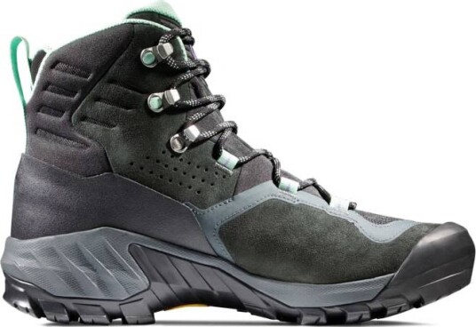 Mammut Women"s Sapuen High GORE-TEX Dark Steel-Neo Mint 4.5