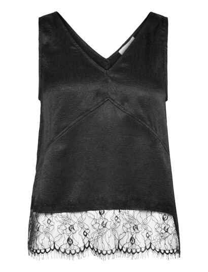 Soaked in Luxury Slyennah Top Black M Soaked in Luxury Slyennah Top Black M