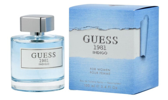 Guess 1981 Indigo Eau de Toilette 100ml for Damer - Blomsteraktig Duft Guess 1981 Indigo Eau de Toilette 100ml for Damer - Blomsteraktig Duft