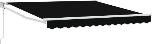 Automatisk Uttrekkbar Markise Svart 350x250 cm Markise erstatningsstoff for 3.5x2.5 m ramme svart Automatisk Uttrekkbar Markise Svart 350x250 cm Markise erstatningsstoff for 3.5x2.5 m ramme svart