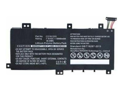 CoreParts batteri til bærbar PC - Li-pol - 5000 mAh - 38 Wh (MBXAS-BA0045)
