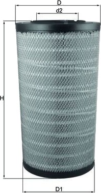 MAHLE LX 2838 Luftfilter MAHLE LX 2838 Luftfilter