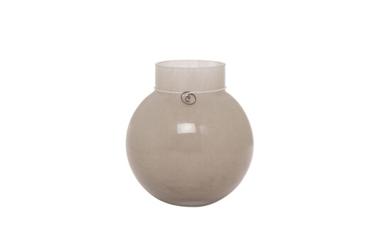 Ernst GLASSVASE Rund 14cm Beige