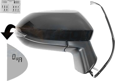 VAN WEZEL 5415828 Sidespeil